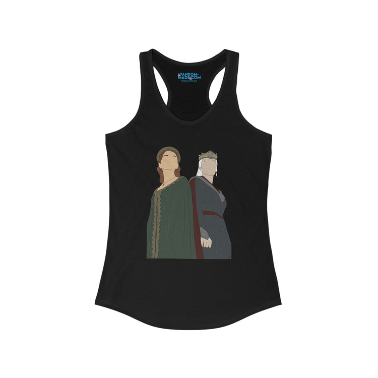 Hightower Vs Targaryen Women's Racerback Tank - Fandom-Made