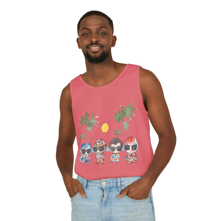 Summertime Heroes Tank Top - Fandom-Made