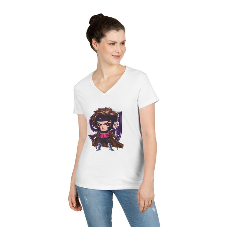 Gambit V-Neck T-Shirt - Fandom-Made