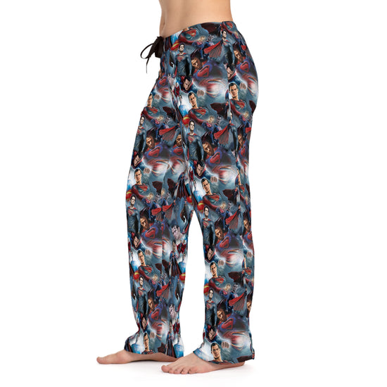 Superman Collage Women's Pajama Pants - Fandom-Made