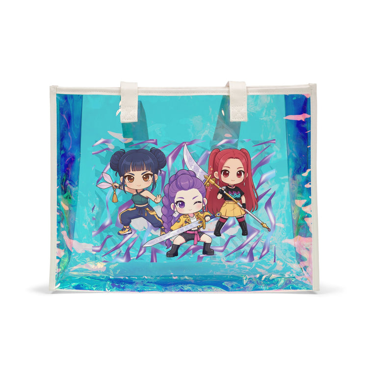 Warrior Trio Holographic Tote Bag
