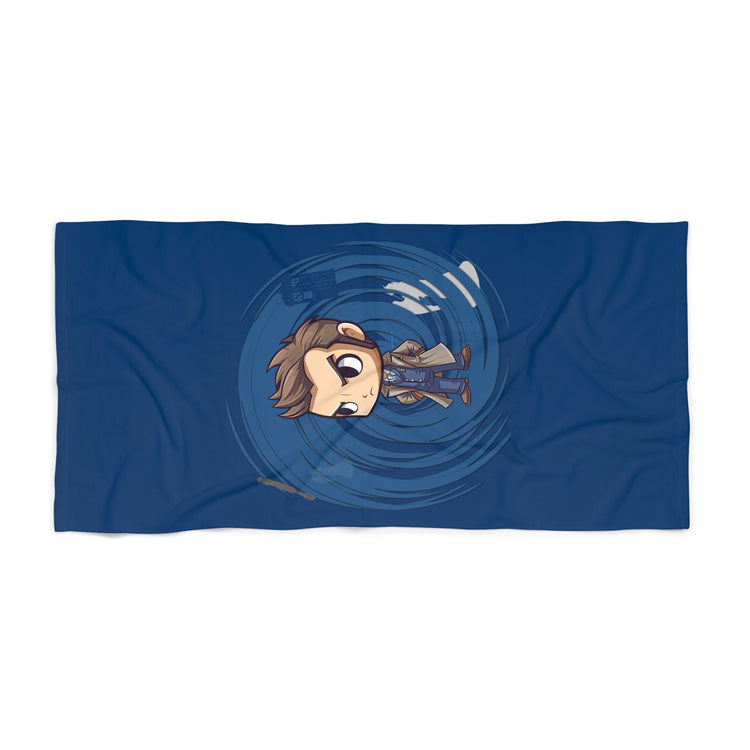 Timey Wimey Tenth Doctor Beach Towel - Fandom-Made