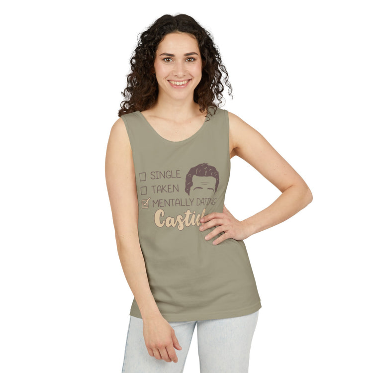 Mentally Dating Castiel Tank Top - Fandom-Made