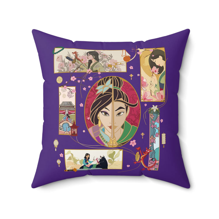 Mulan Square Pillow