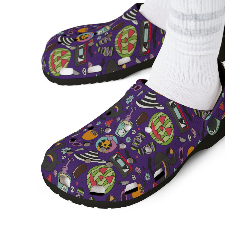 Summerween Vibes Rubber Clogs