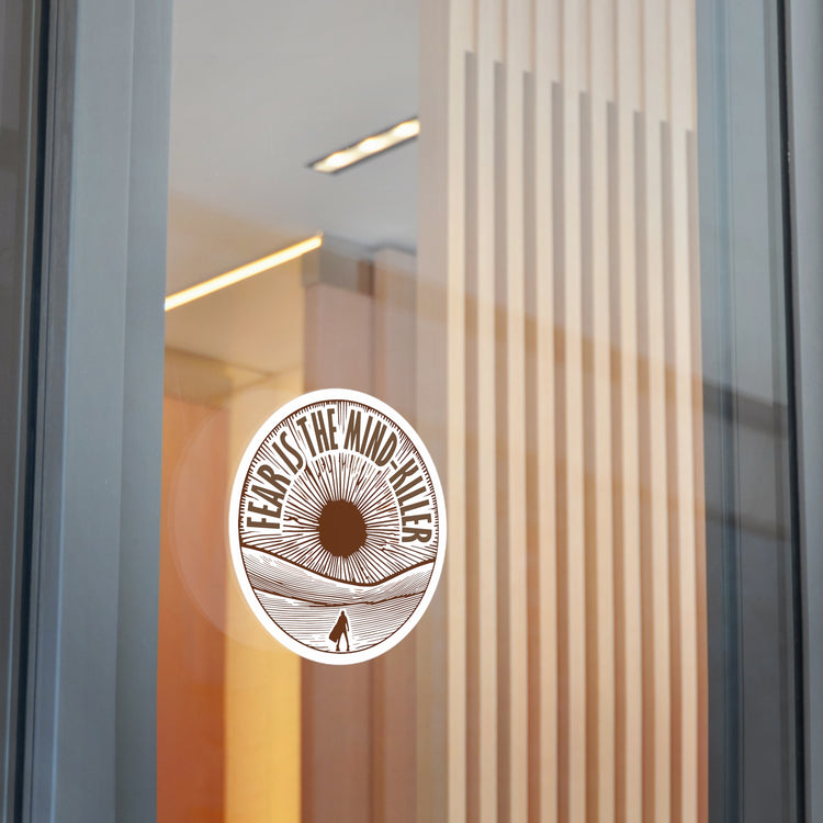 Fear Is The Mind-Killer Round Vinyl Stickers - Fandom-Made