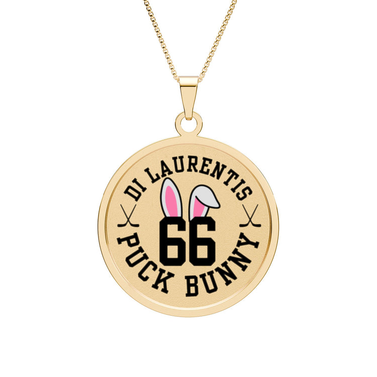 Di Laurentis Bunny Round Photo Pendant