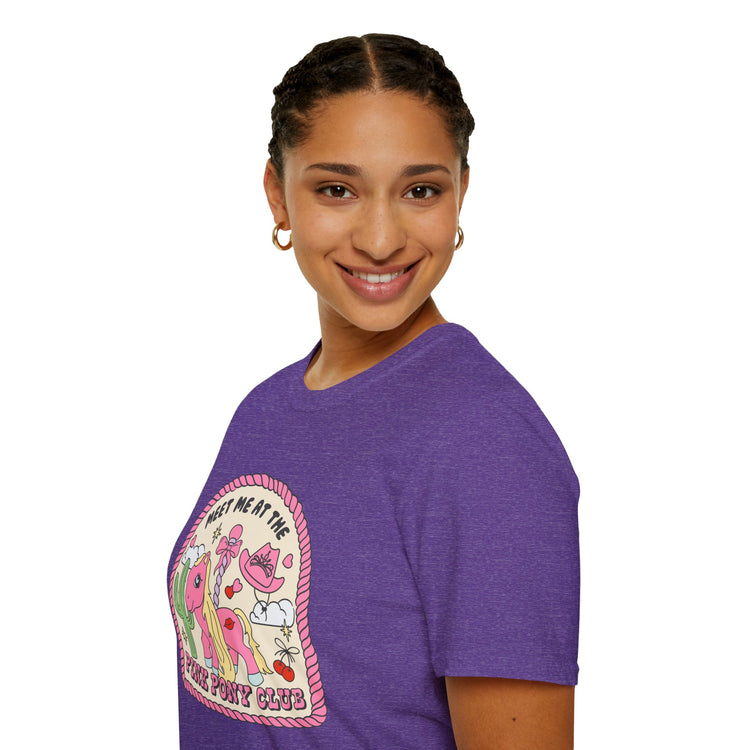 Meet Me At The Pink Pony Club Basic T-Shirt - Fandom-Made
