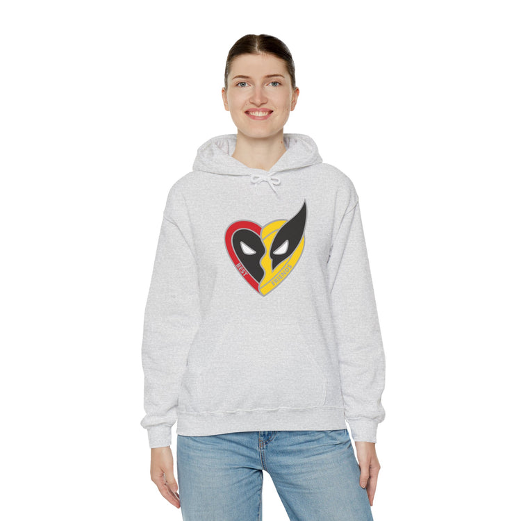 Deadpool Wolverine Besties Hoodie - Fandom-Made