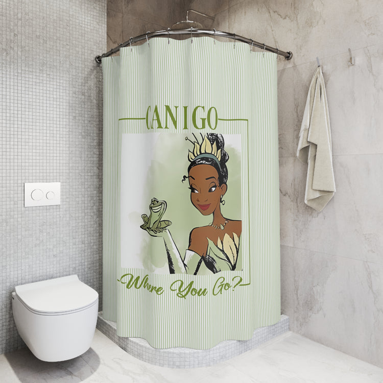 Can I Go Where You Go Shower Curtain - Fandom-Made