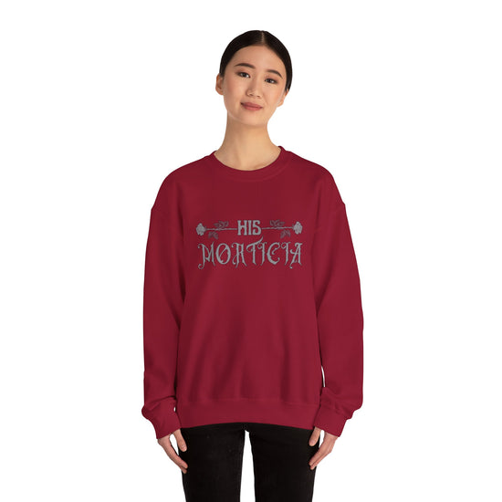 His Morticia Sweatshirt - Fandom-Made