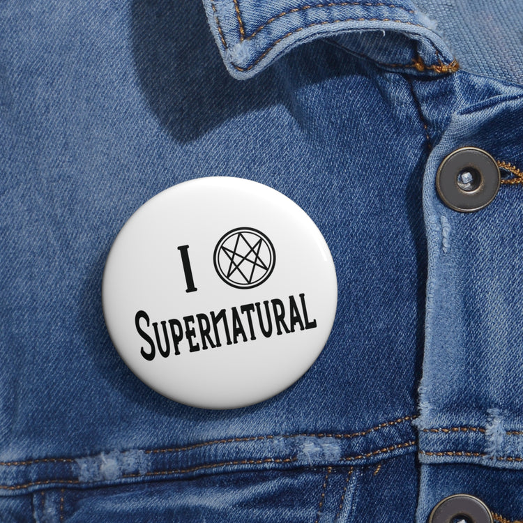 I Love Supernatural Men Of Letters Edition Pin - Fandom-Made