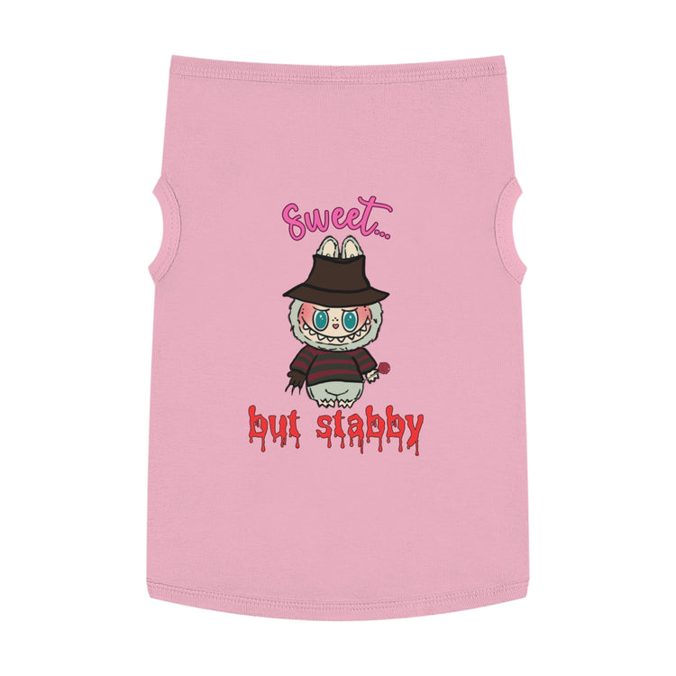 Sweet But Stabby Pet Tank Top - Fandom-Made