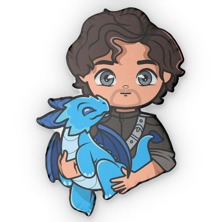 Xaden And Sgaeyl-Shaped Pillow - Fandom-Made