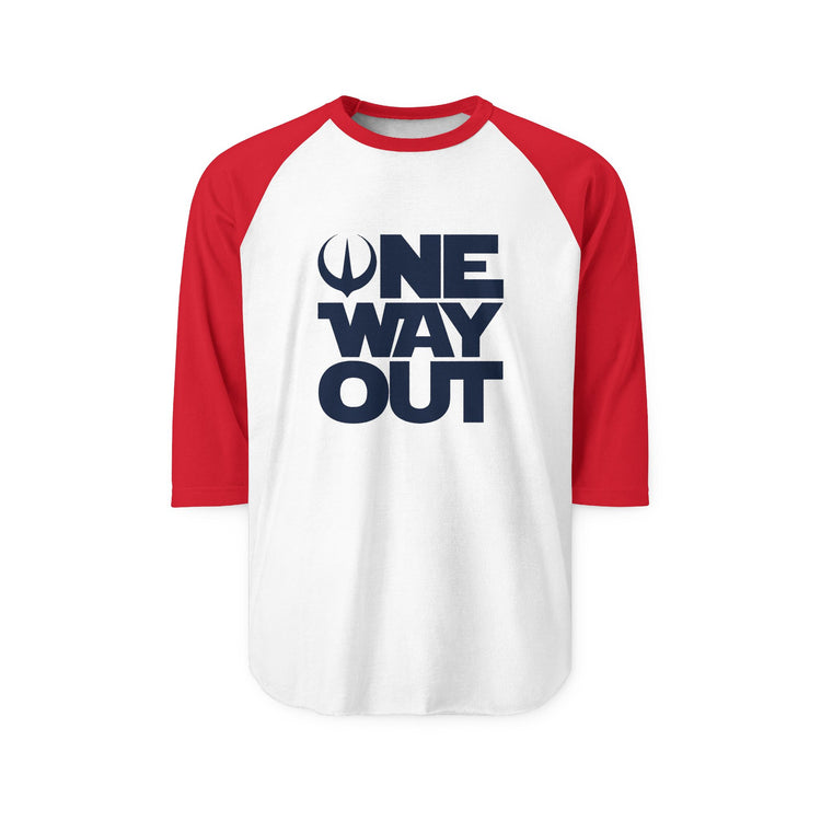 One Way Out 3/4 Raglan Shirt - Fandom-Made