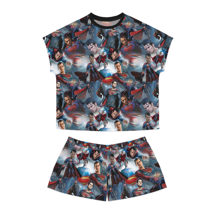Superman Collage Women's Short Pajama Set - Fandom-Made