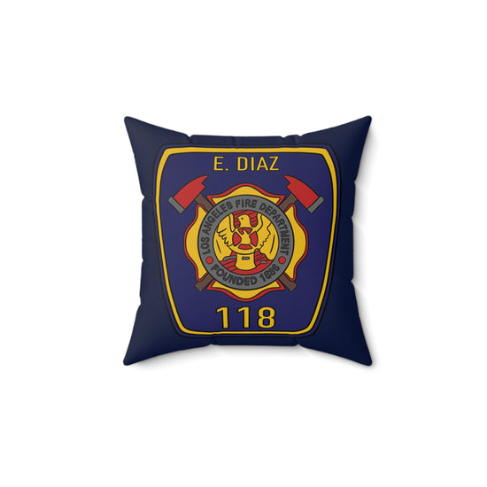 Eddie Diaz Square Pillow - Fandom-Made