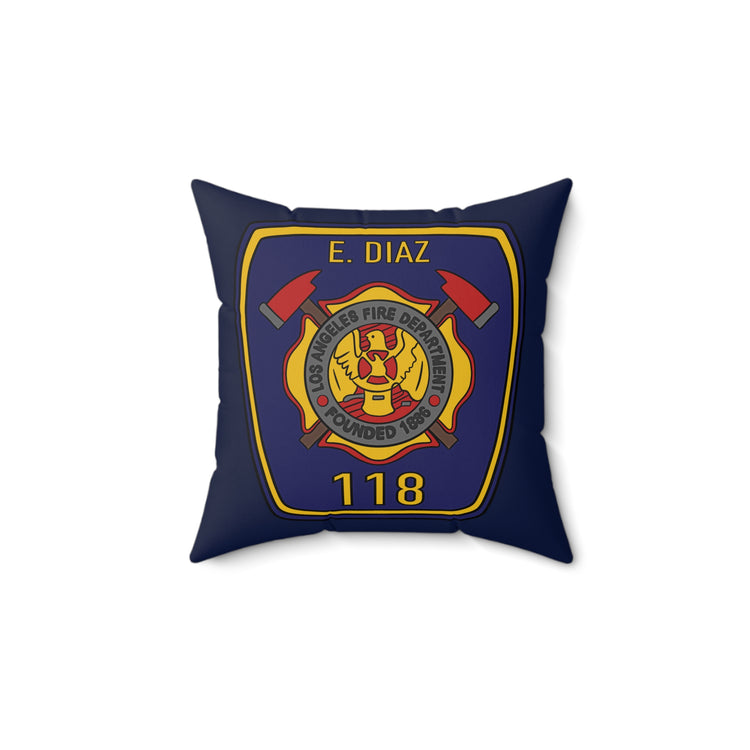 Eddie Diaz Square Pillow - Fandom-Made