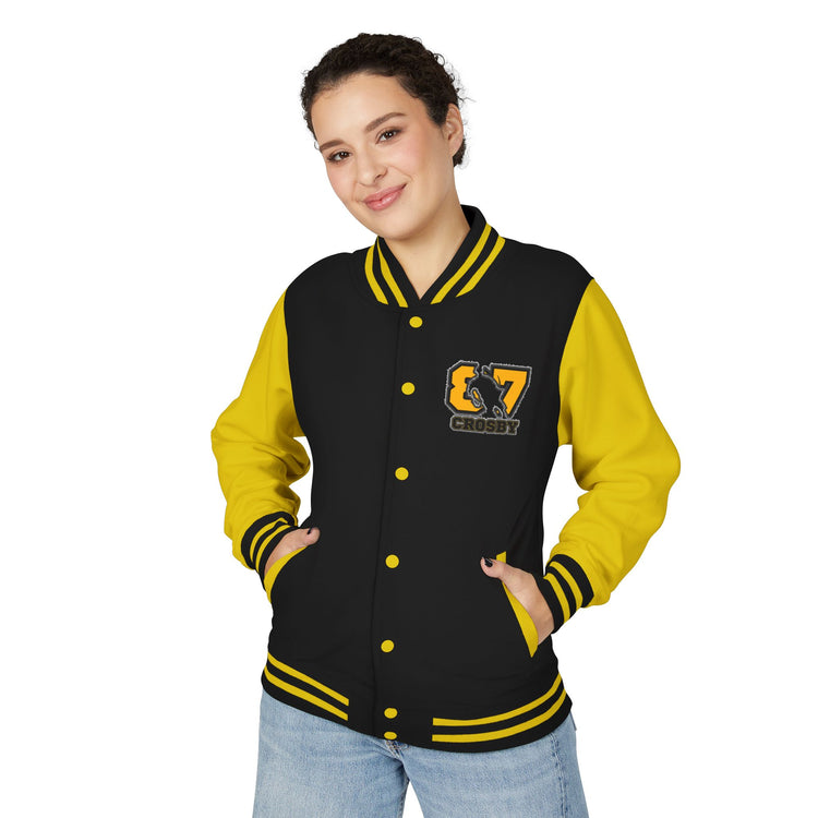 Sidney Crosby Unisex Heavyweight Letterman Jacket - Fandom-Made