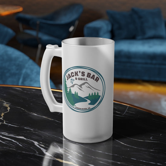 Jack's Bar & Grill Frosted Glass Beer Mug - Fandom-Made