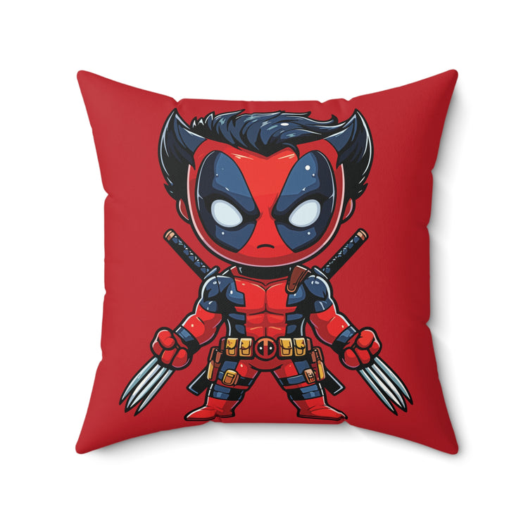 Wolfpool Faux Suede Square Pillow - Fandom-Made