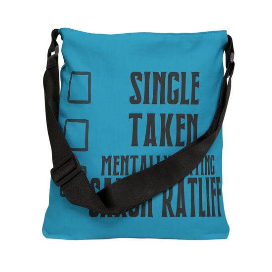 Mentally Dating Saxon Ratliff Adjustable Tote Bag - Fandom-Made