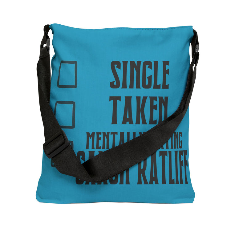 Mentally Dating Saxon Ratliff Adjustable Tote Bag - Fandom-Made