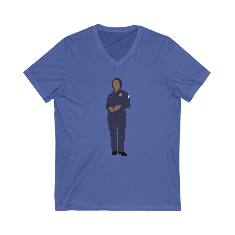 Athena Grant V-Neck Tee - Fandom-Made