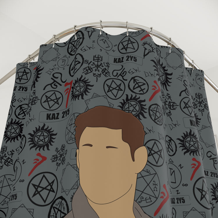 Dean Winchester Shower Curtain - Fandom-Made