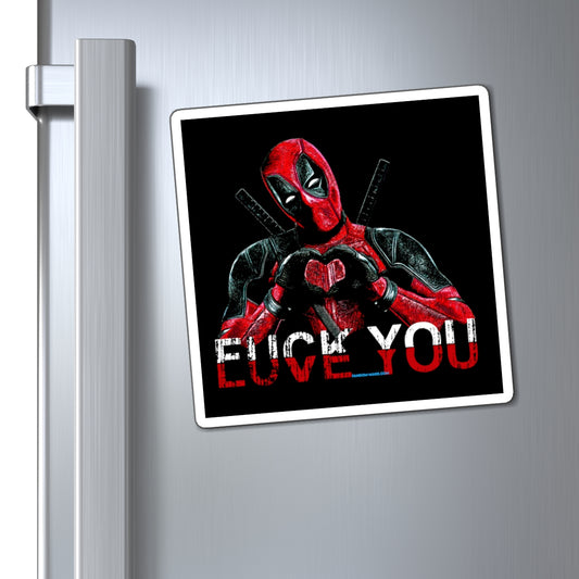 Deadpool Fuck Love Magnets - Fandom-Made
