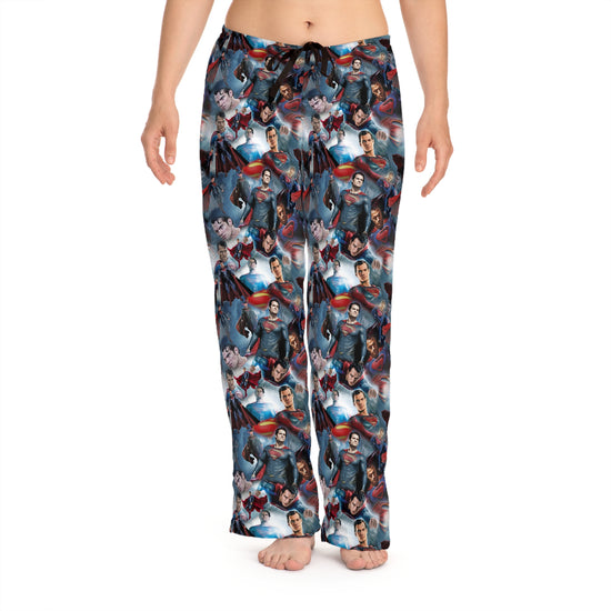 Superman Collage Women's Pajama Pants - Fandom-Made