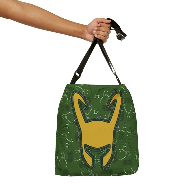 Loki Helmet Adjustable Tote Bag - Fandom-Made