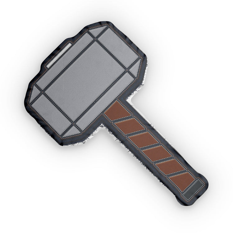 Thor's Hammer-Shaped Pillow - Fandom-Made