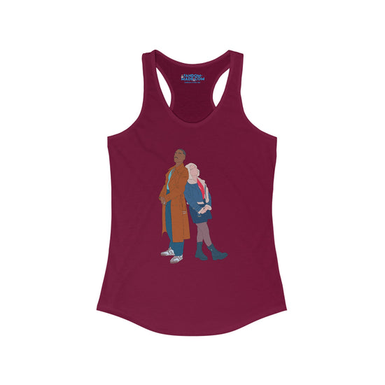 The Doctor & Ruby Sunday Racerback Tank - Fandom-Made