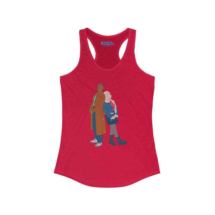 The Doctor & Ruby Sunday Racerback Tank - Fandom-Made