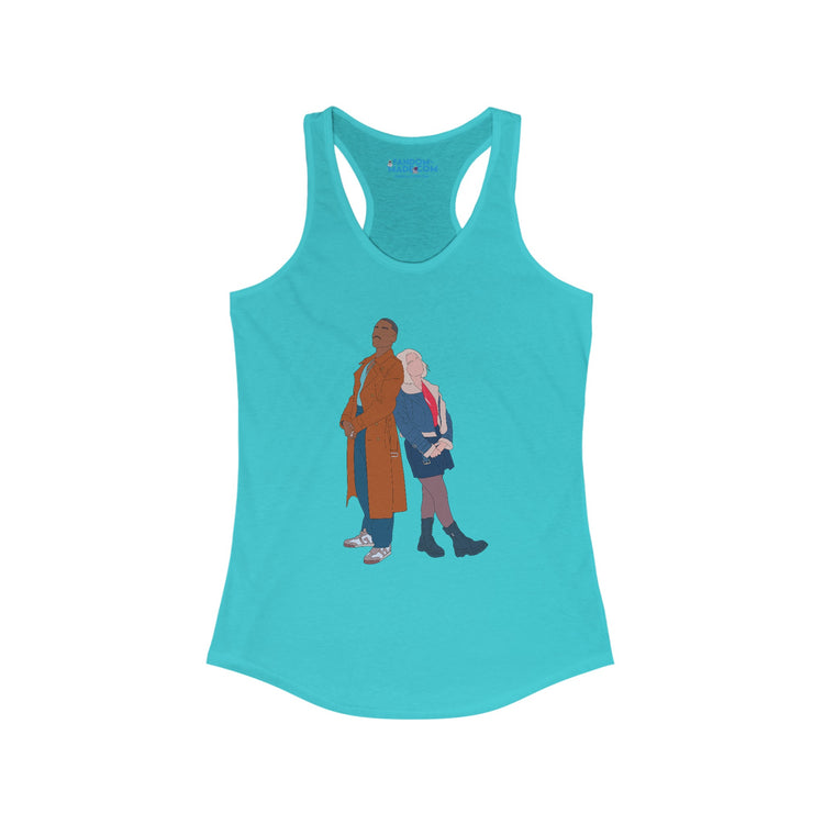 The Doctor & Ruby Sunday Racerback Tank - Fandom-Made