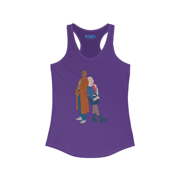 The Doctor & Ruby Sunday Racerback Tank - Fandom-Made