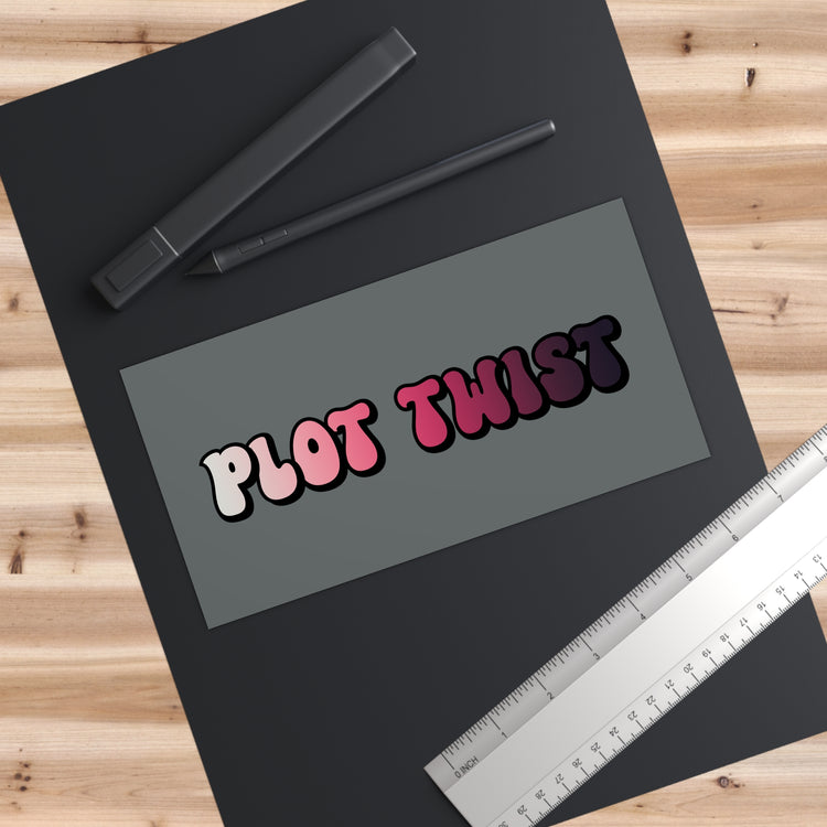 Plot Twist Bumper Stickers - Fandom-Made