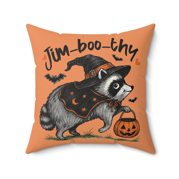 Jim-boo-thy Faux Suede Square Pillow