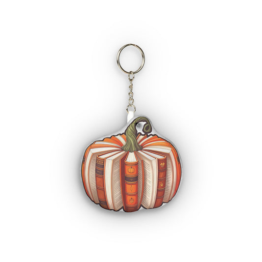 Bookish Pumpkin Mini Plush Keychain