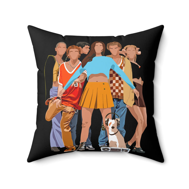 Empire Records Group Square Pillow - Fandom-Made