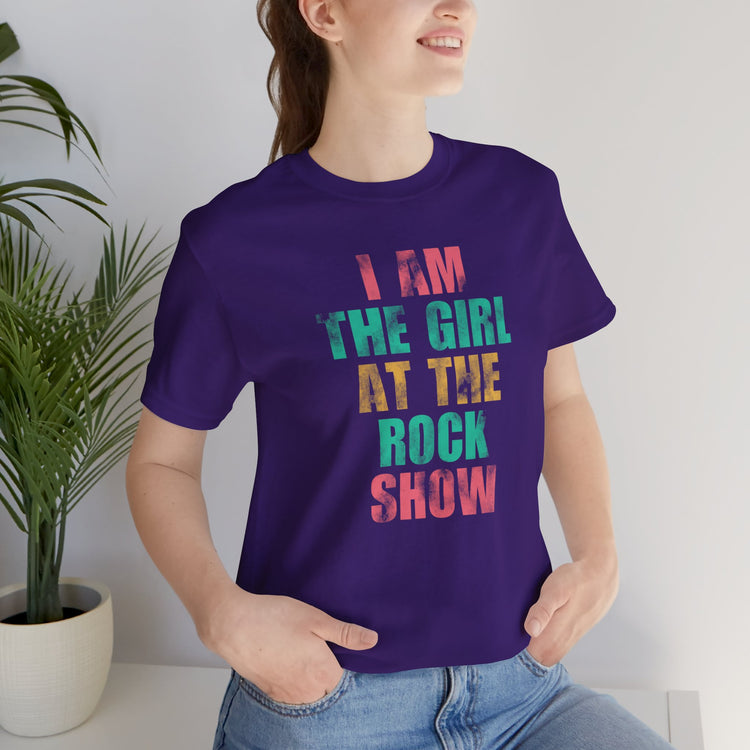 Girl At The Rock Show T-Shirt - Fandom-Made