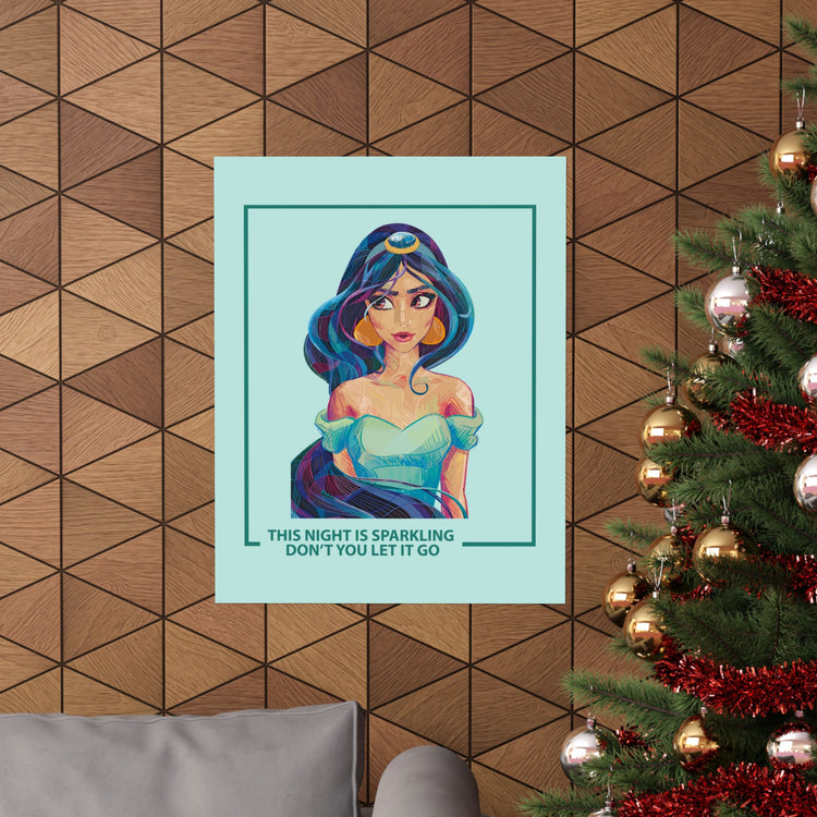 The Night Is Sparkling Poster - Fandom-Made