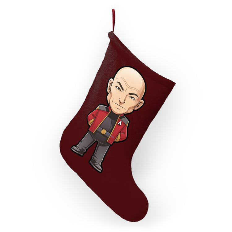 Jean-Luc Picard Christmas Stocking - Fandom-Made