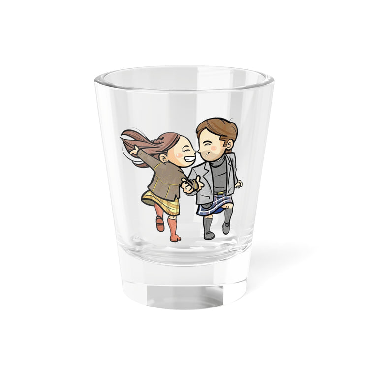 Roger and Bree Shot Glass - Fandom-Made