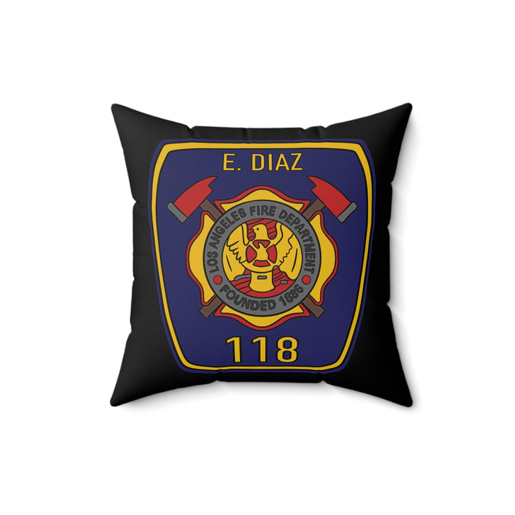 Eddie Diaz Square Pillow - Fandom-Made
