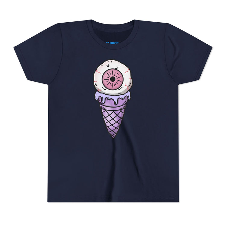 Eyeball Cone Youth Tee - Fandom-Made