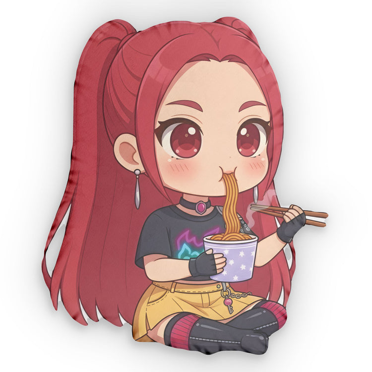 Ramen Time Mira-Shaped Pillow