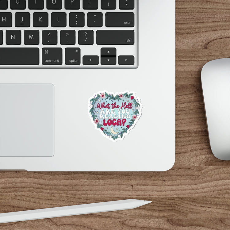 Loca Reading Die-Cut Sticker
