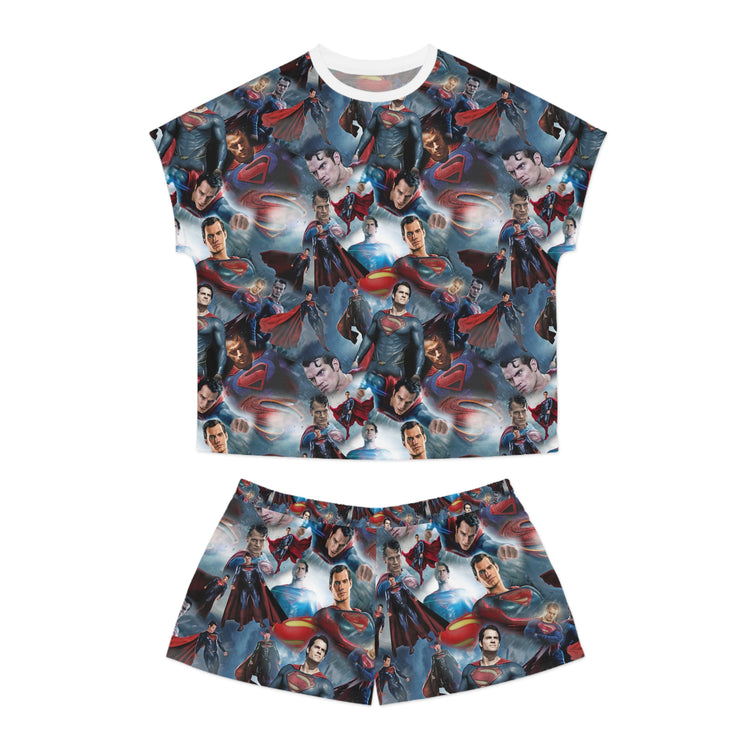 Superman Collage Women's Short Pajama Set - Fandom-Made